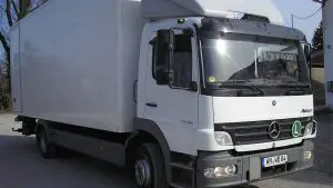 Ein schwer transport LKW